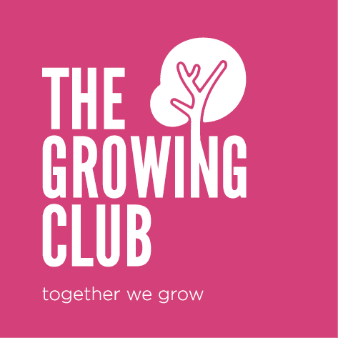 the growing club, logo, business courses, lancaster