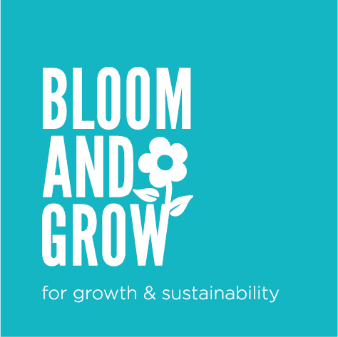 bloom and grow, logo, growth, sustainability, courses, lancaster